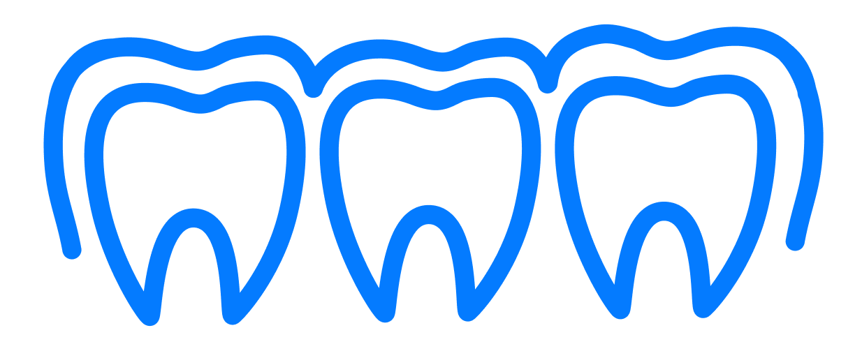 invisalign aligners icon Tooth Restoration icon showing broken tooth which chould be restored by dentist in mohali